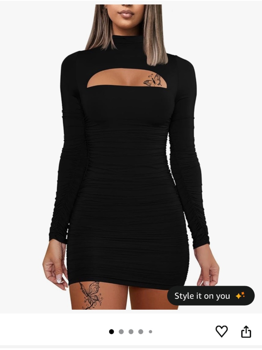 Black Night Life Dress